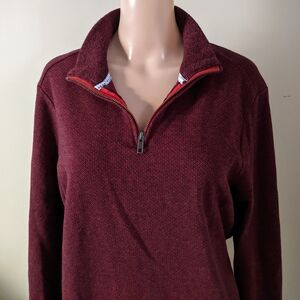 Robert Graham 1/4 zip knit sweater, men's XL